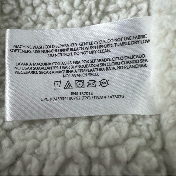 ORVIS Men’s 1/4 Zip Pullover Sherpa Lined Jacket/Sweater Sz XL Gray Pockets - Picture 6 of 12